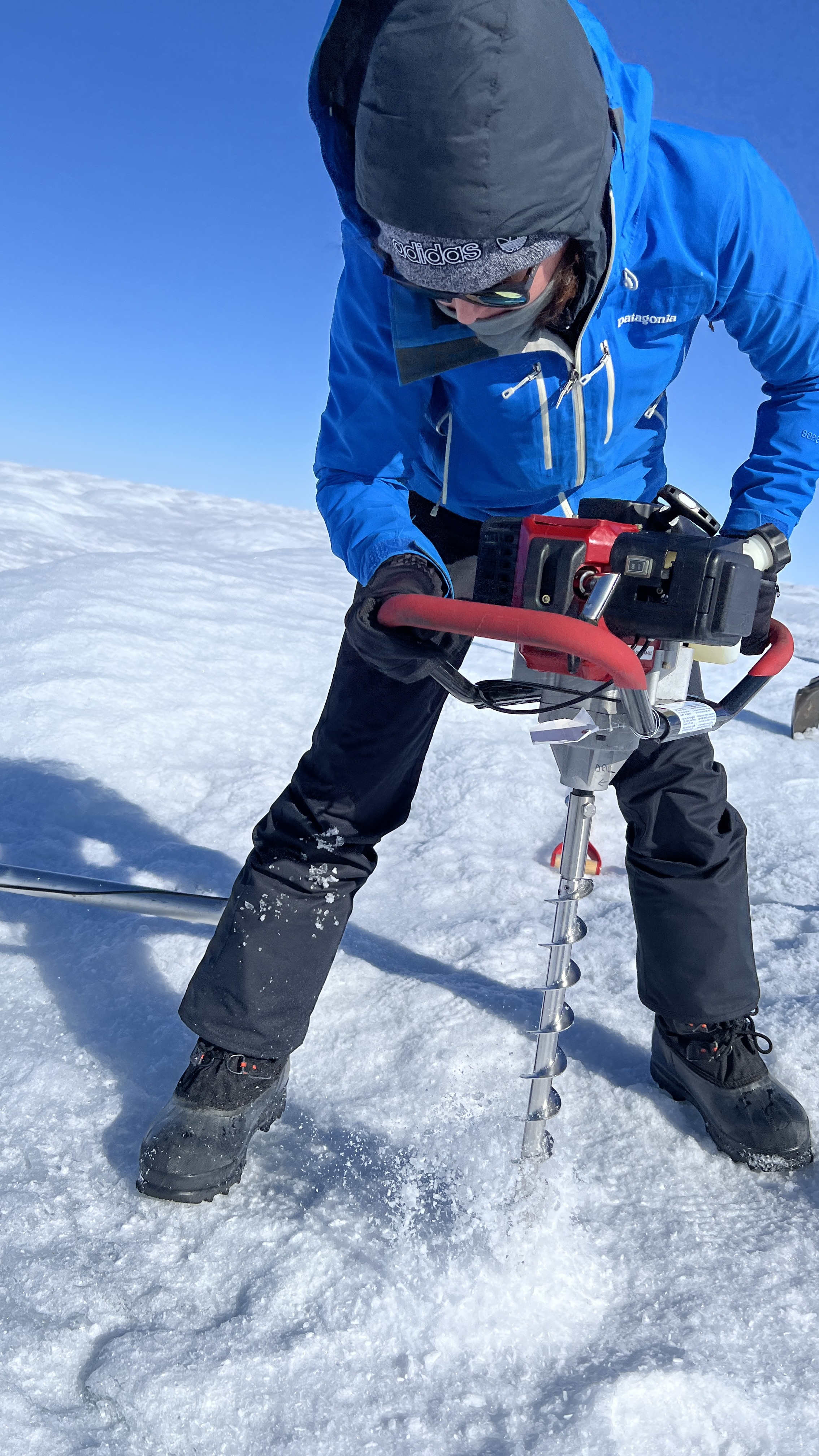Servicing a GPS station near Ilulissat for NISAr satellite validation.